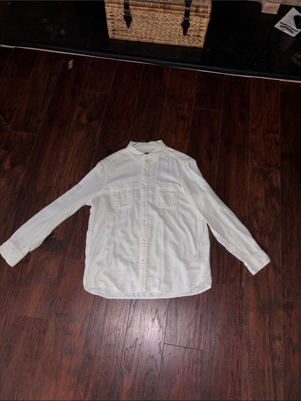 Vineyard Vines White Casual Button-Down Shirt